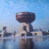 Казансу ярындагы гаять зур касә рәвешендәге медиа-үзәк 2013 елгы Универсиаданың символы булачак